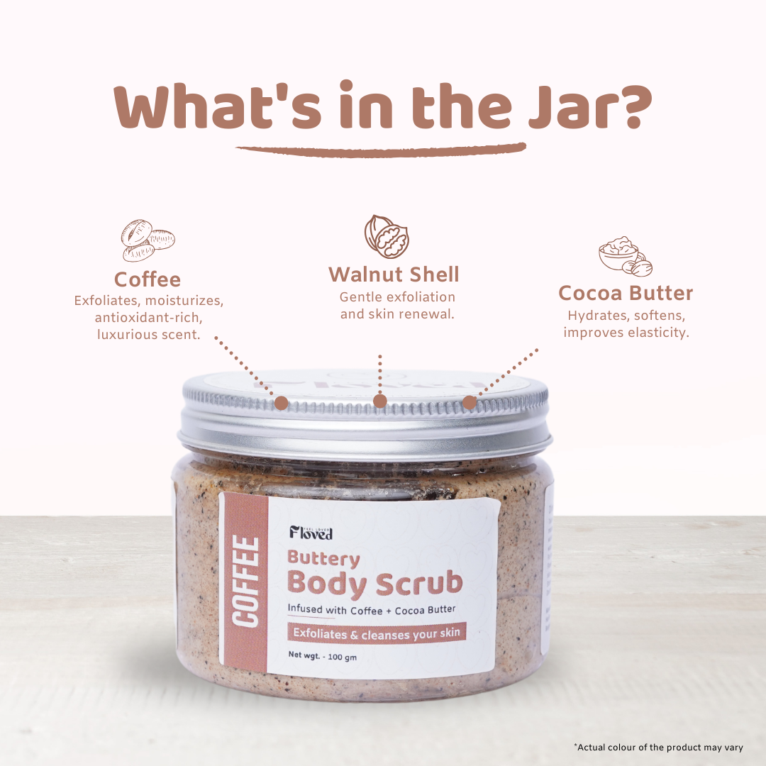 Coffee Buttery Body Scrub (100gm)