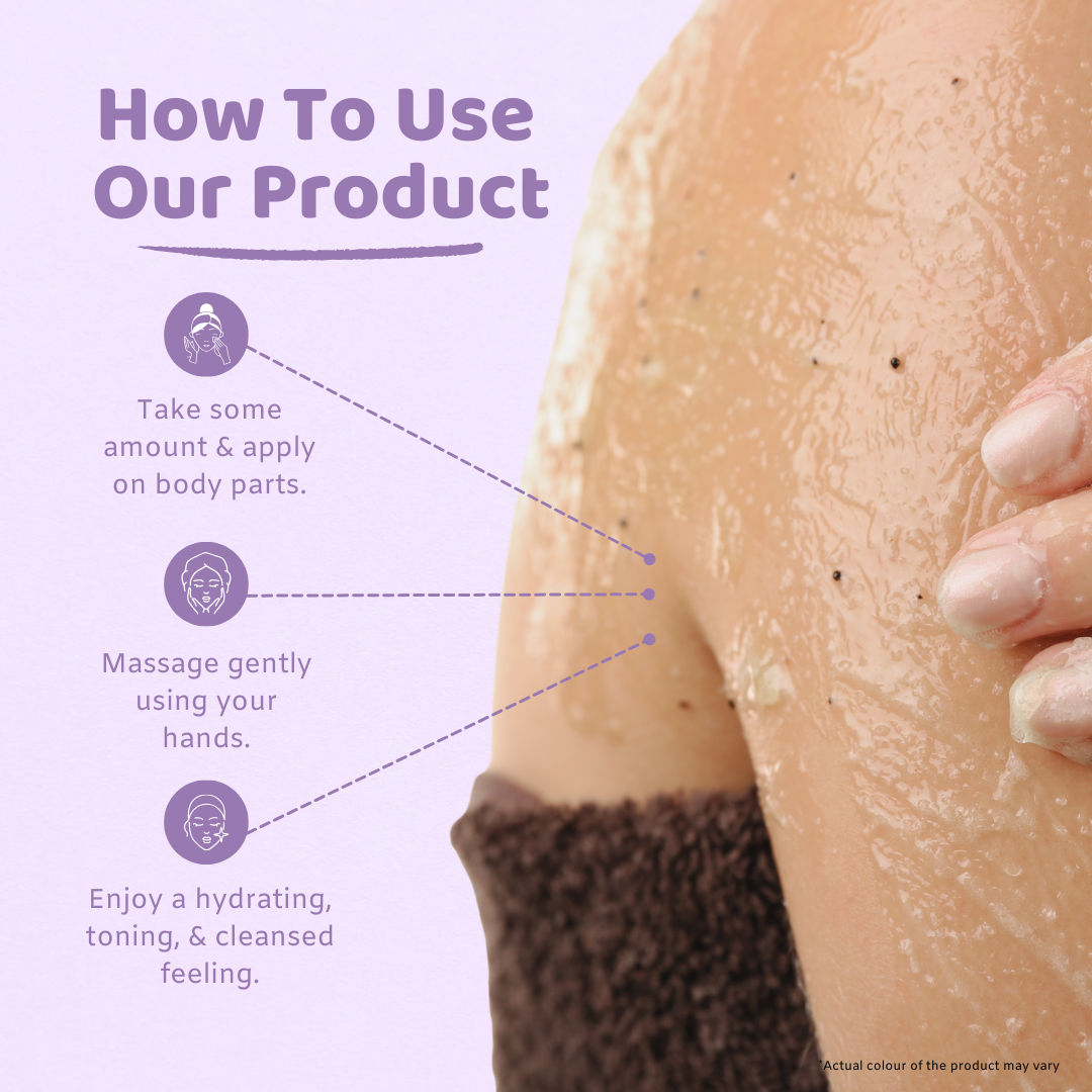 Lavender Buttery Body Scrub (100gm)