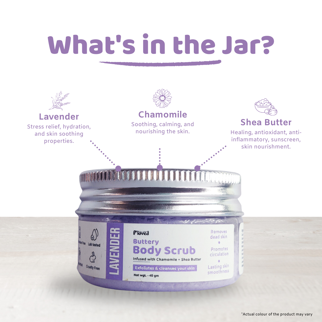 Lavender Buttery Body Scrub (40gm)
