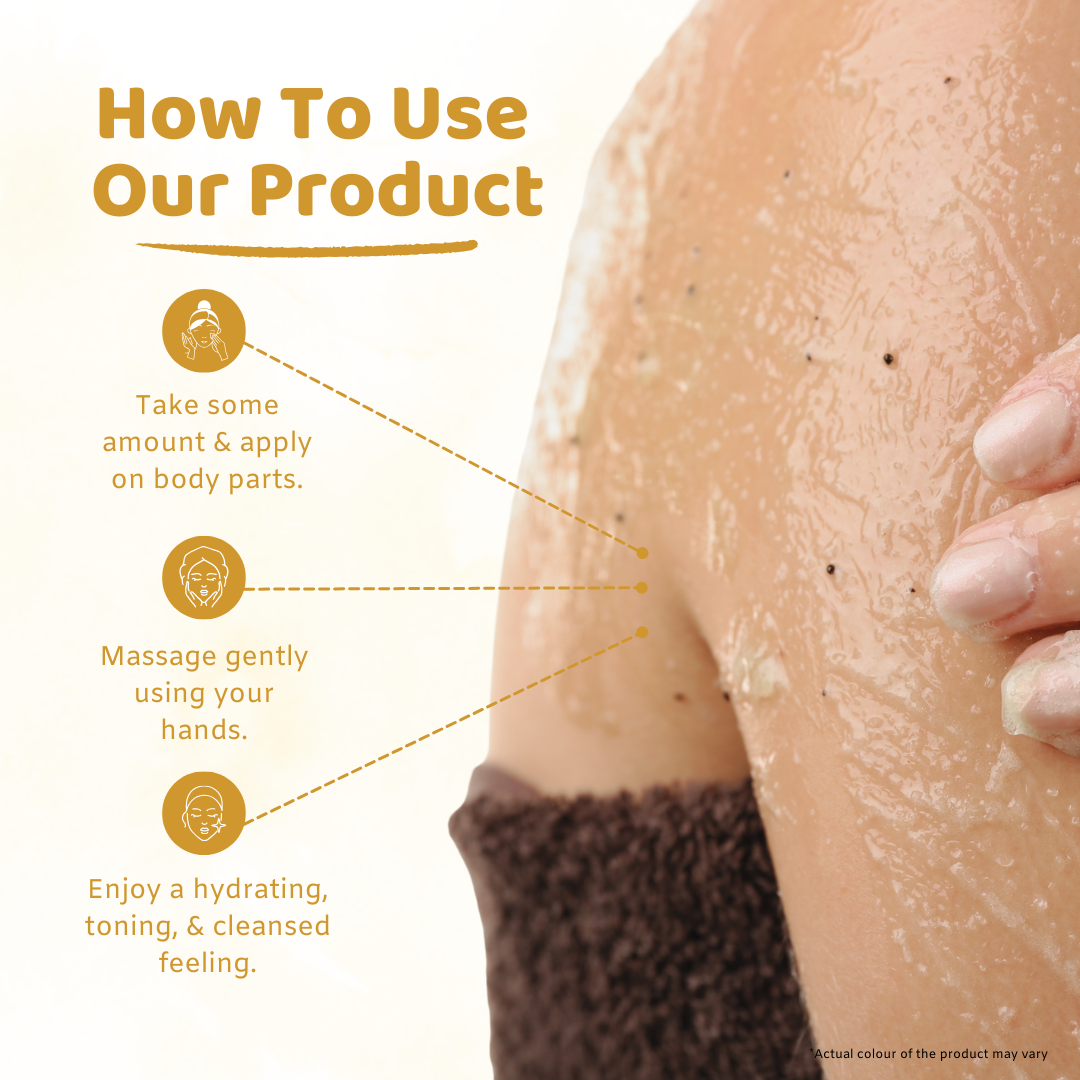 Turmeric Buttery Body Scrub (100gm)
