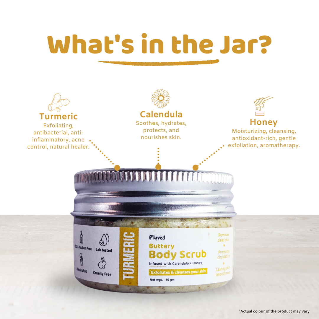 Turmeric Buttery Body Scrub (40gm)