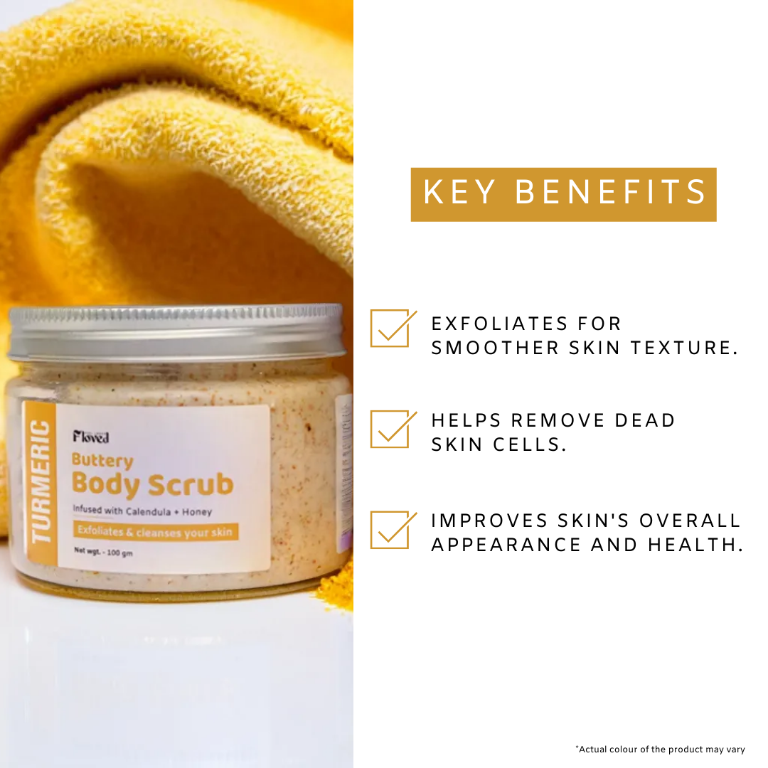 Turmeric Buttery Body Scrub (100gm)