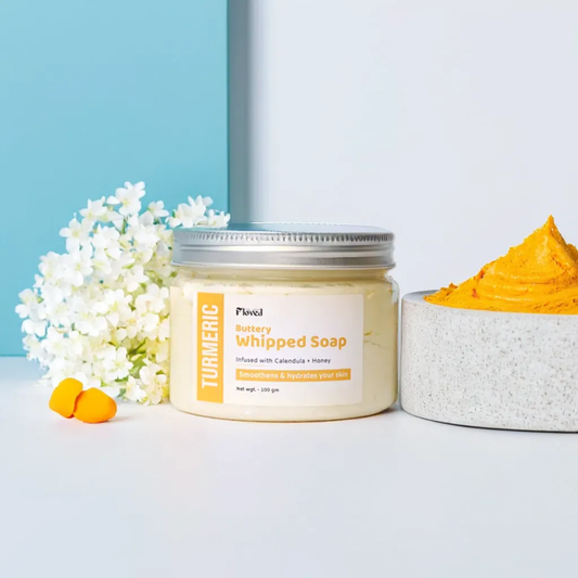 Turmeric Buttery Whipped Soap (100gm)