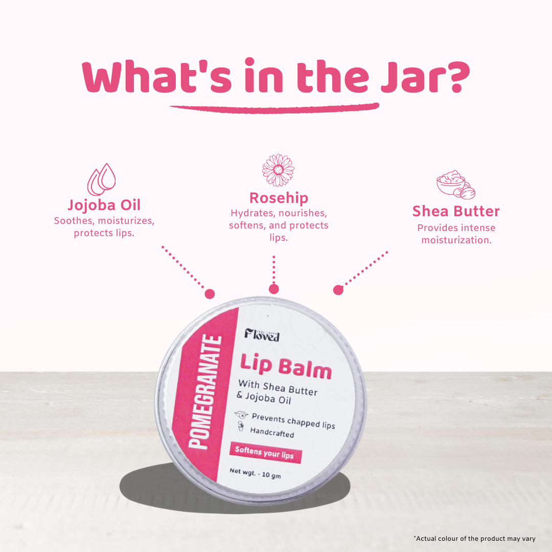 Pomegrante Lip Balm (10gm)