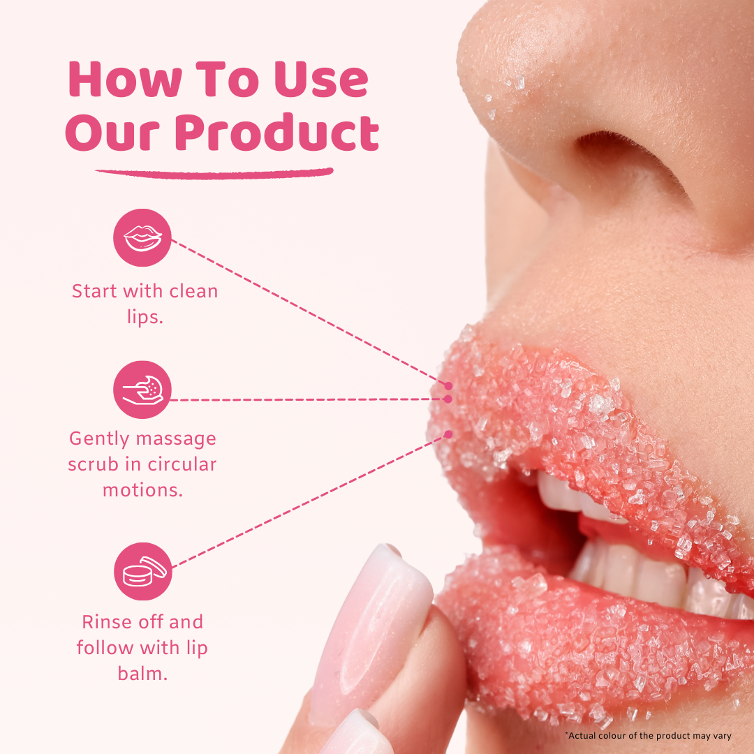 Pomegrante Lip Scrub (10gm)