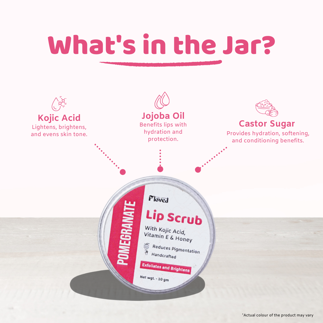 Pomegrante Lip Scrub (10gm)