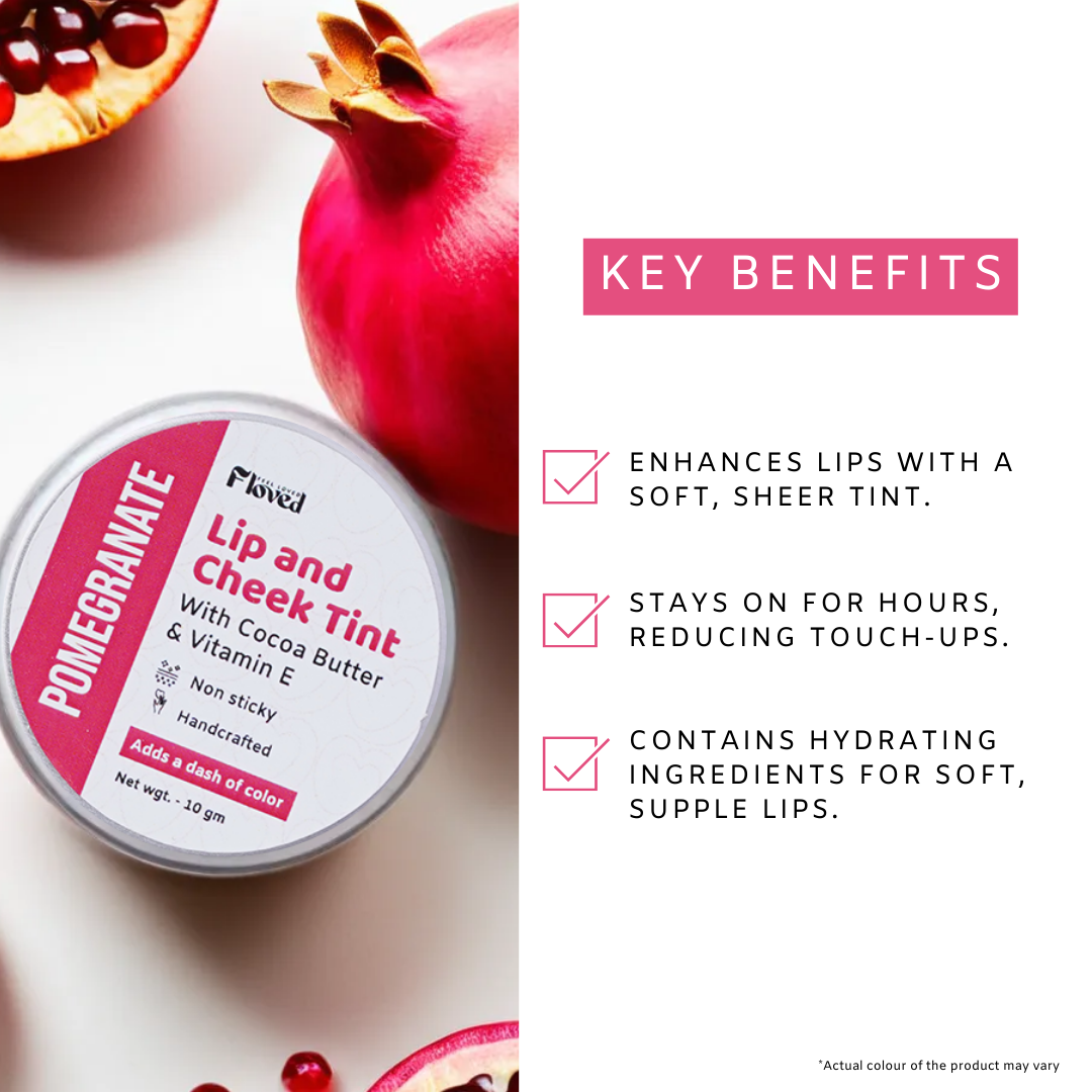 Pomegranate Lip & Cheek Tint (10gm)