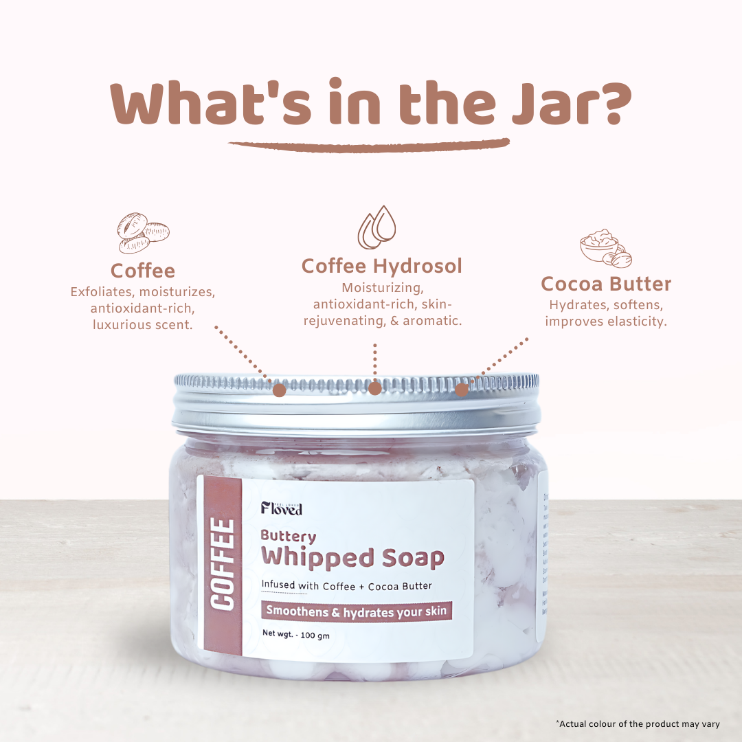 Coffee Buttery Whipped Soap (100gm)