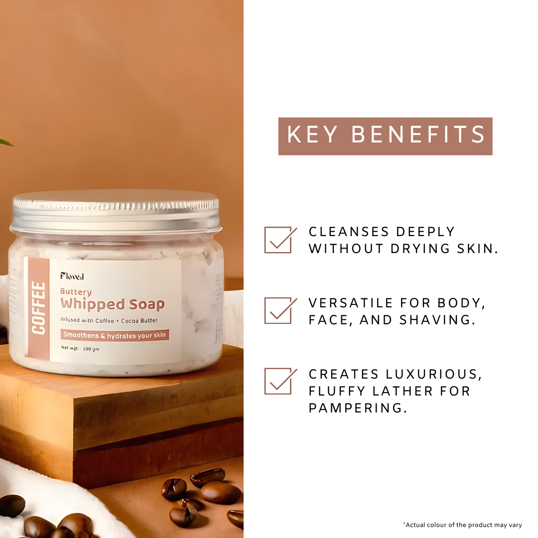 Coffee Buttery Whipped Soap (100gm)
