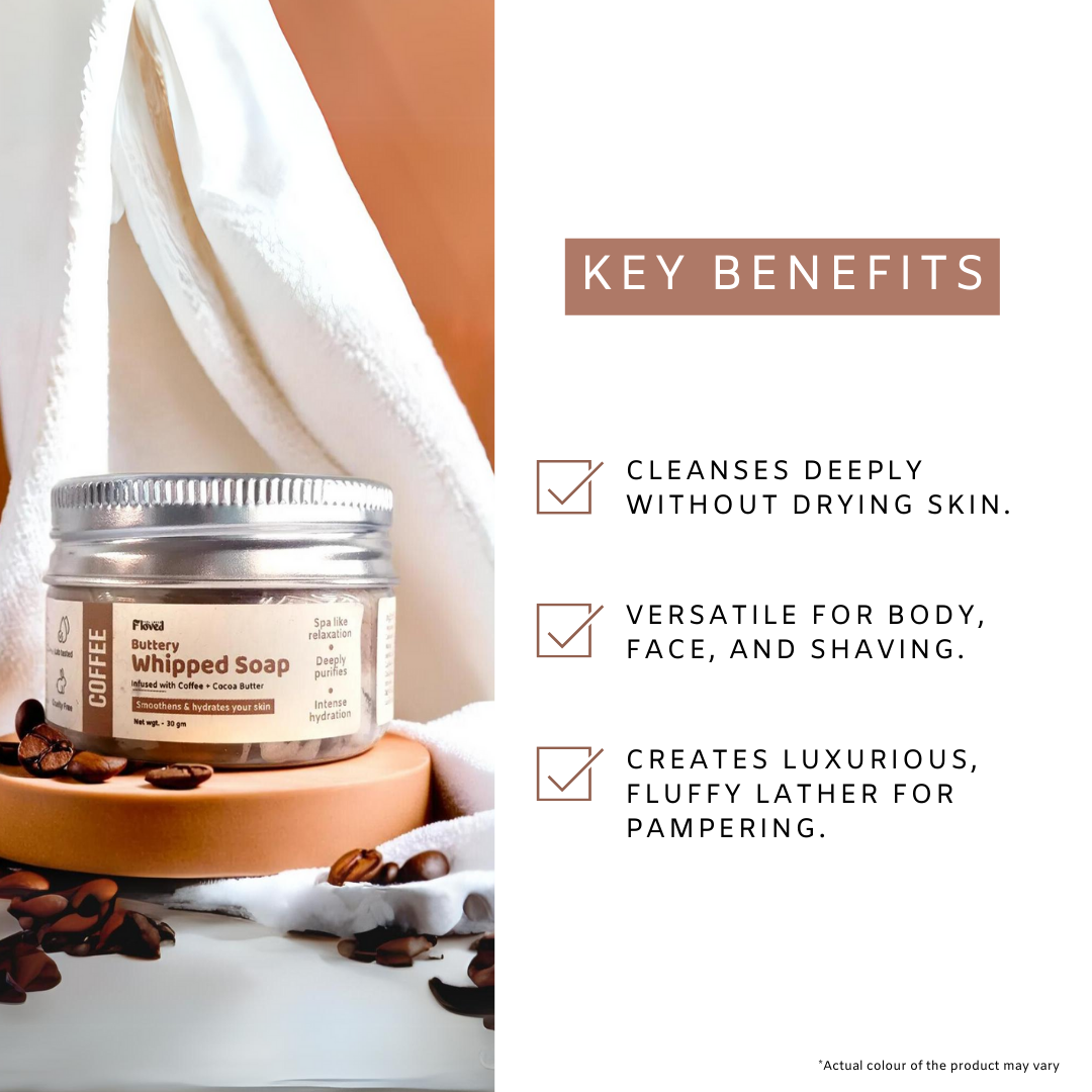 Coffee Buttery Whipped Soap (30gm)