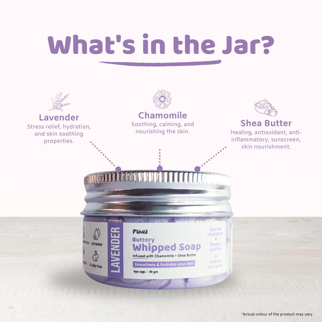 Lavender Buttery Whipped Soap (30gm)